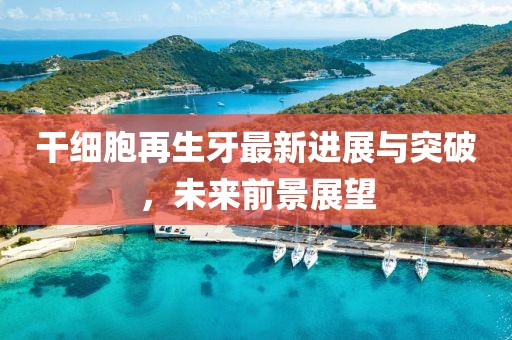 干細胞再生牙最新進展與突破，未來前景展望