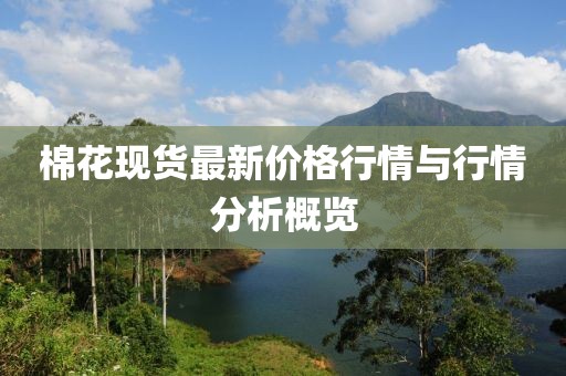 棉花現(xiàn)貨最新價(jià)格行情與行情分析概覽