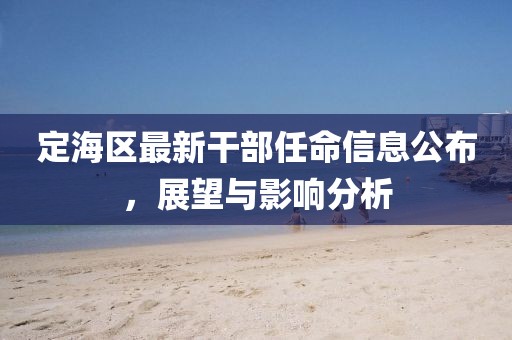 定海區(qū)最新干部任命信息公布，展望與影響分析