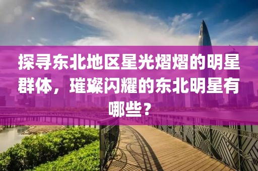 探尋東北地區(qū)星光熠熠的明星群體，璀璨閃耀的東北明星有哪些？