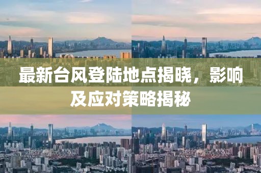 最新臺(tái)風(fēng)登陸地點(diǎn)揭曉，影響及應(yīng)對(duì)策略揭秘
