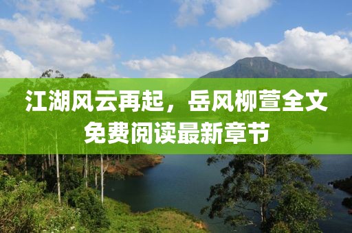 江湖風云再起，岳風柳萱全文免費閱讀最新章節(jié)