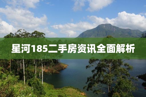 星河185二手房資訊全面解析