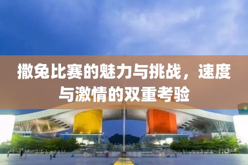 撒兔比賽的魅力與挑戰(zhàn)，速度與激情的雙重考驗(yàn)