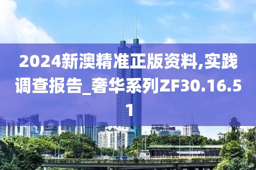 2024新澳精準(zhǔn)正版資料,實踐調(diào)查報告_奢華系列ZF30.16.51