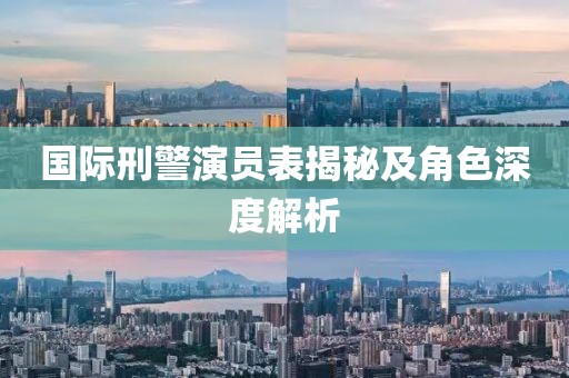 國際刑警演員表揭秘及角色深度解析