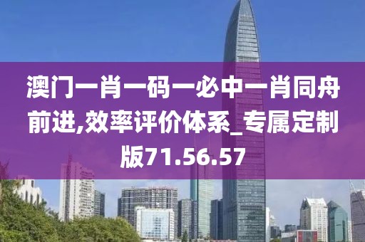 澳門一肖一碼一必中一肖同舟前進(jìn),效率評(píng)價(jià)體系_專屬定制版71.56.57