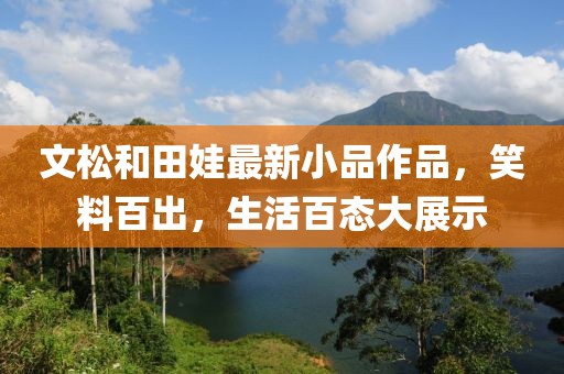 文松和田娃最新小品作品，笑料百出，生活百態(tài)大展示