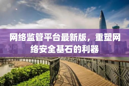 網(wǎng)絡(luò)監(jiān)管平臺(tái)最新版，重塑網(wǎng)絡(luò)安全基石的利器