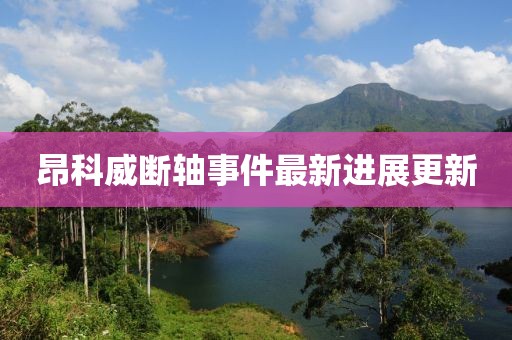昂科威斷軸事件最新進(jìn)展更新