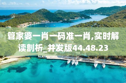 管家婆一肖一碼準(zhǔn)一肖,實時解讀剖析_并發(fā)版44.48.23