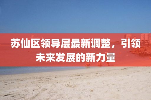 蘇仙區(qū)領(lǐng)導(dǎo)層最新調(diào)整，引領(lǐng)未來發(fā)展的新力量