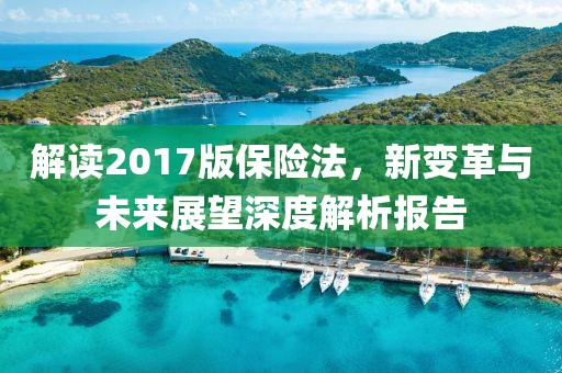 解讀2017版保險(xiǎn)法，新變革與未來(lái)展望深度解析報(bào)告
