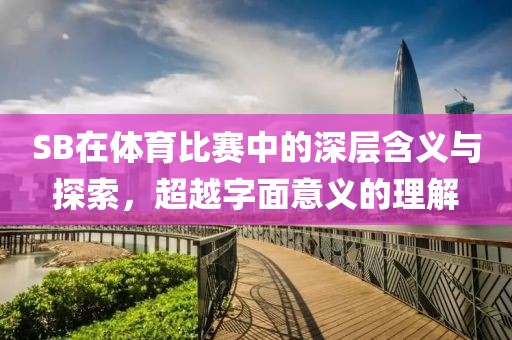 SB在體育比賽中的深層含義與探索，超越字面意義的理解