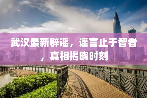 武漢最新辟謠，謠言止于智者，真相揭曉時(shí)刻