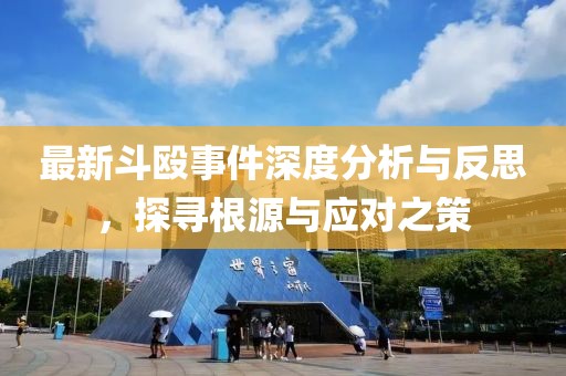 最新斗毆事件深度分析與反思，探尋根源與應(yīng)對之策
