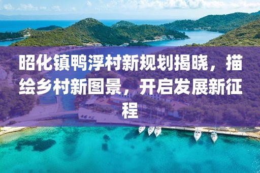昭化鎮(zhèn)鴨浮村新規(guī)劃揭曉，描繪鄉(xiāng)村新圖景，開啟發(fā)展新征程