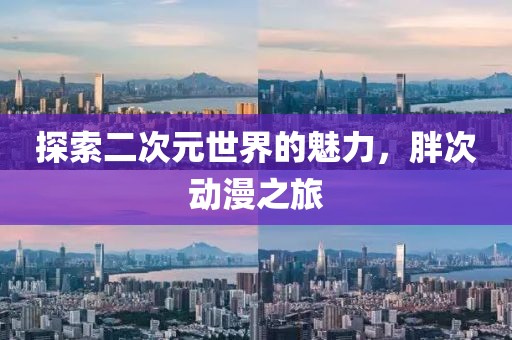 探索二次元世界的魅力，胖次動(dòng)漫之旅