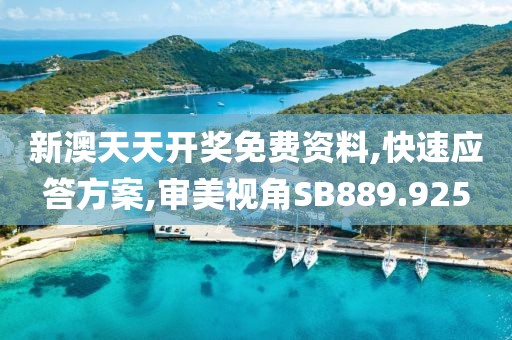 新澳天天開獎(jiǎng)免費(fèi)資料,快速應(yīng)答方案,審美視角SB889.925