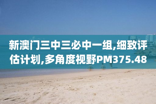 新澳門三中三必中一組,細(xì)致評估計劃,多角度視野PM375.48