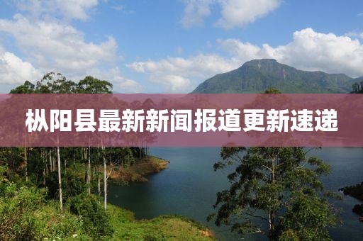 樅陽縣最新新聞報道更新速遞
