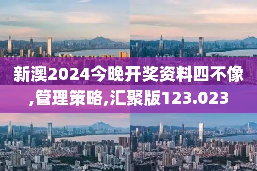 新澳2024今晚開獎資料四不像,管理策略,匯聚版123.023