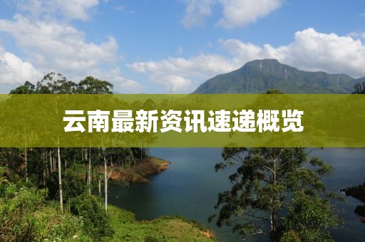 云南最新資訊速遞概覽