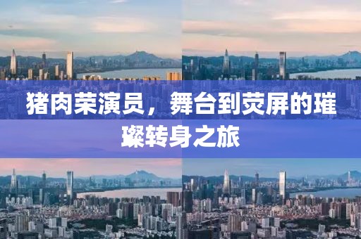 豬肉榮演員，舞臺(tái)到熒屏的璀璨轉(zhuǎn)身之旅