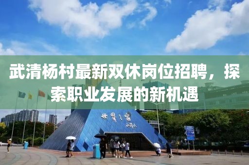 武清楊村最新雙休崗位招聘，探索職業(yè)發(fā)展的新機遇