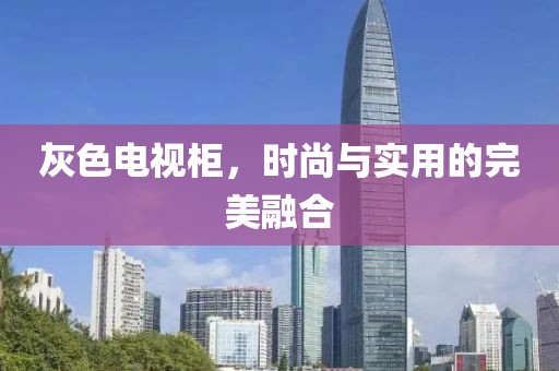 灰色電視柜，時尚與實(shí)用的完美融合