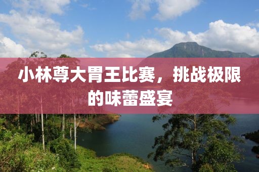 小林尊大胃王比賽，挑戰(zhàn)極限的味蕾盛宴