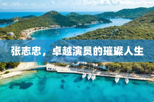 張志忠，卓越演員的璀璨人生