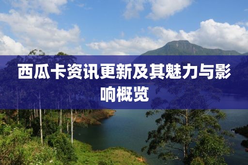 西瓜卡資訊更新及其魅力與影響概覽