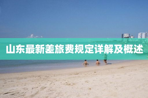 山東最新差旅費規(guī)定詳解及概述
