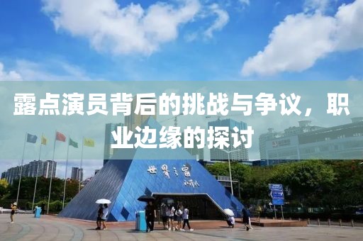 露點(diǎn)演員背后的挑戰(zhàn)與爭(zhēng)議，職業(yè)邊緣的探討
