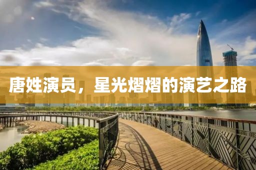唐姓演員，星光熠熠的演藝之路