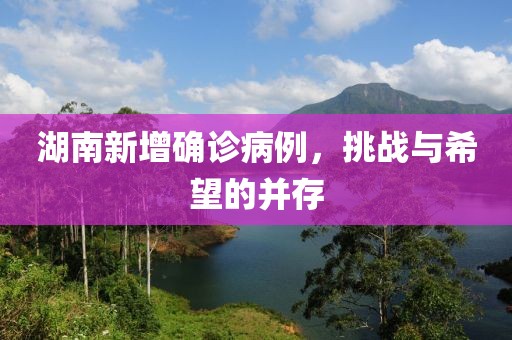 湖南新增確診病例，挑戰(zhàn)與希望的并存