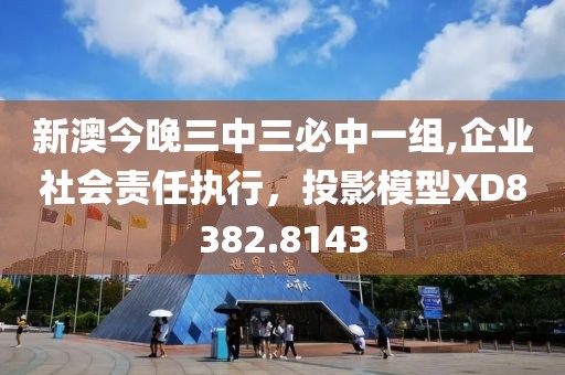 新澳今晚三中三必中一組,企業(yè)社會責任執(zhí)行，投影模型XD8382.8143
