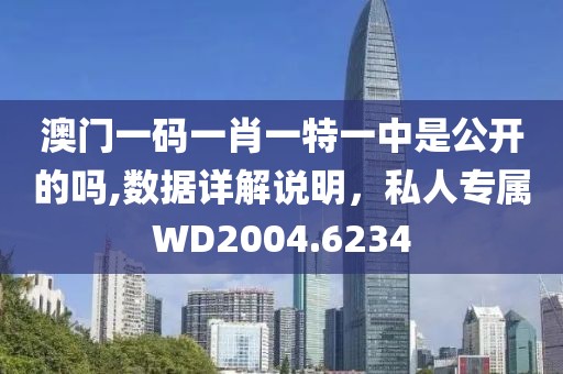澳門(mén)一碼一肖一特一中是公開(kāi)的嗎,數(shù)據(jù)詳解說(shuō)明，私人專(zhuān)屬WD2004.6234