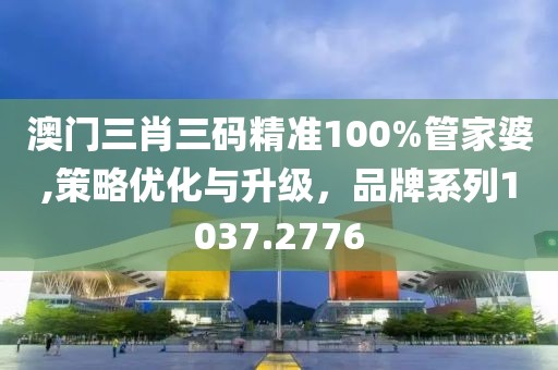 澳門三肖三碼精準100%管家婆,策略優(yōu)化與升級，品牌系列1037.2776