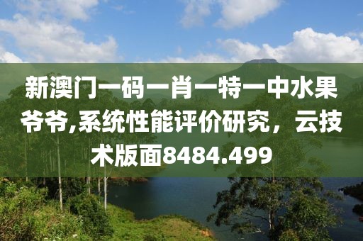 新澳門一碼一肖一特一中水果爺爺,系統(tǒng)性能評(píng)價(jià)研究，云技術(shù)版面8484.499