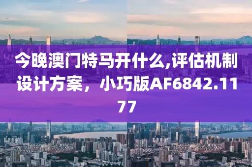 今晚澳門特馬開什么,評(píng)估機(jī)制設(shè)計(jì)方案，小巧版AF6842.1177