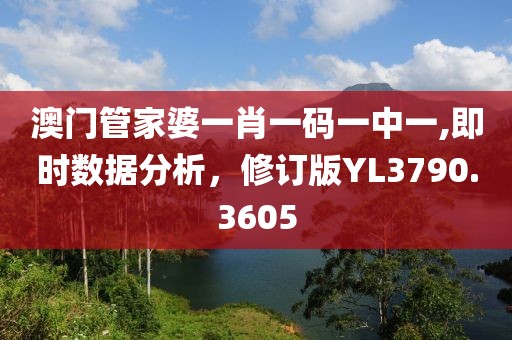 澳門管家婆一肖一碼一中一,即時數(shù)據(jù)分析，修訂版YL3790.3605