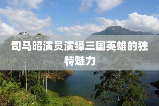司馬昭演員演繹三國英雄的獨特魅力