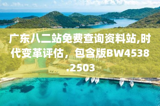 廣東八二站免費(fèi)查詢資料站,時代變革評估，包含版BW4538.2503