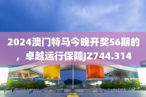 2024澳門(mén)特馬今晚開(kāi)獎(jiǎng)56期的，卓越運(yùn)行保障JZ744.314