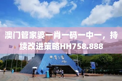 澳門管家婆一肖一碼一中一，持續(xù)改進策略HH758.888
