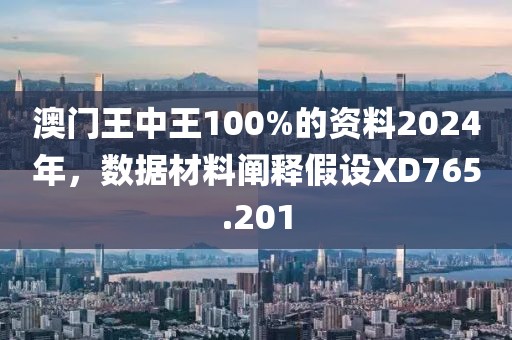 澳門王中王100%的資料2024年，數(shù)據(jù)材料闡釋假設(shè)XD765.201