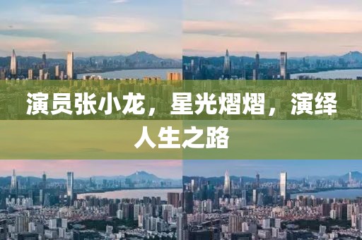 演員張小龍，星光熠熠，演繹人生之路