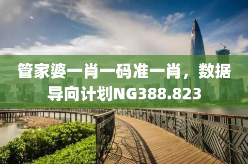 管家婆一肖一碼準(zhǔn)一肖，數(shù)據(jù)導(dǎo)向計劃NG388.823